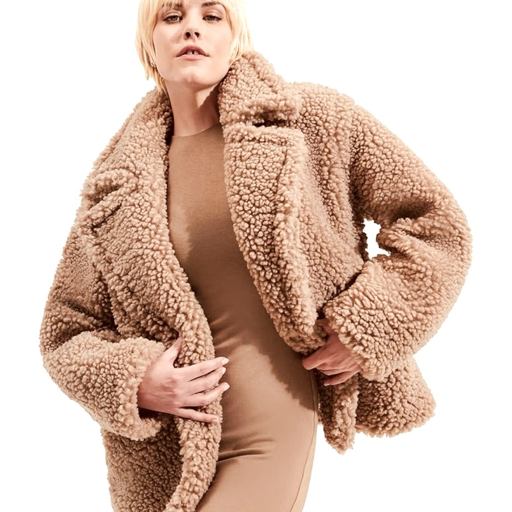 New “Kenzie” reversible fur coat ( new w/tag ) size S/M